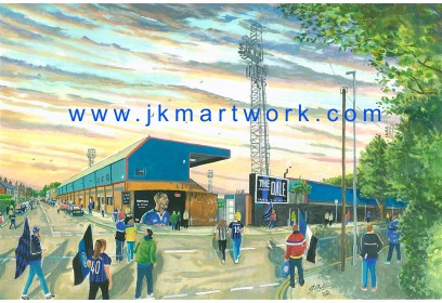Rochdale FC Spotland Stadium Art Print